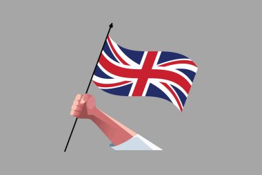 Birleşik Krallık bayrağı, Birleşik Krallık vektör illüstrasyonu, Birleşik Krallık, Birleşik Krallık 'ın vektör bayrağı, renkli İngiliz bayrağı, İngiliz bayrağının vektör illüstrasyonu