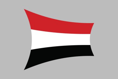 Yemen bayrağı, Yemen bayrağı, Yemen ulusal bayrağı, Yemen bayrak illüstrasyonu