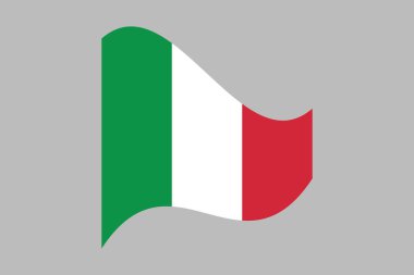 İtalya bayrağı, İtalya bayrağı, İtalya Vektör bayrağı, İtalya bayrağı, vektör illüstrasyonu