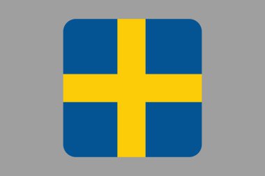 Sweden flag sign, Sweden flag vector graphic, Sweden country flag is a symbol of freedom, National Sweden flag, vector illustration