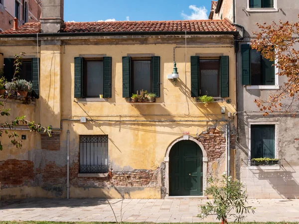 Maisons Rues Partie Historique Venise — Photo