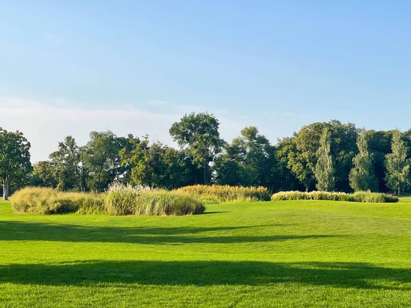 stock image Golf course on a sunny summer day.