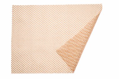 Kaydırma önleyici mutfak paspası beyaz arkaplanda izole edildi.