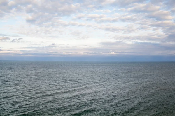 Seascape Calm Sea Water Surface Ripples Sky Clouds Sea — Stock Photo, Image