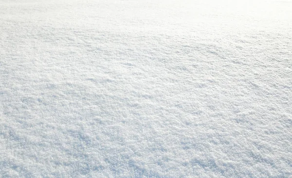 White Snow Surface Fresh Clean White Snow Winter Background — Stock Photo, Image