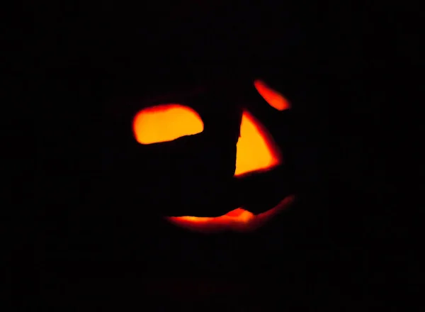 Jack Laterne Der Dunkelheit Das Symbol Von Halloween — Stockfoto
