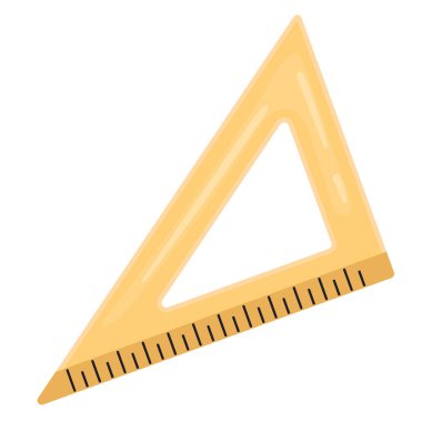 Okul için cetvel kare kırtasiyesi. Okul aksesuarları.