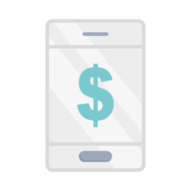 Akıllı telefon ekranında para sembolü