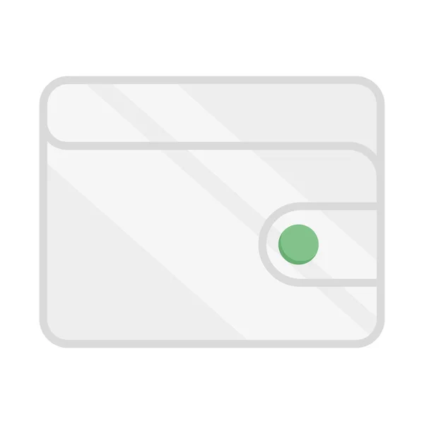 白色背景的钱包图标 — 图库矢量图片