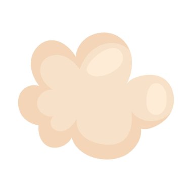 Beyaz arkaplanda bulut simgesi