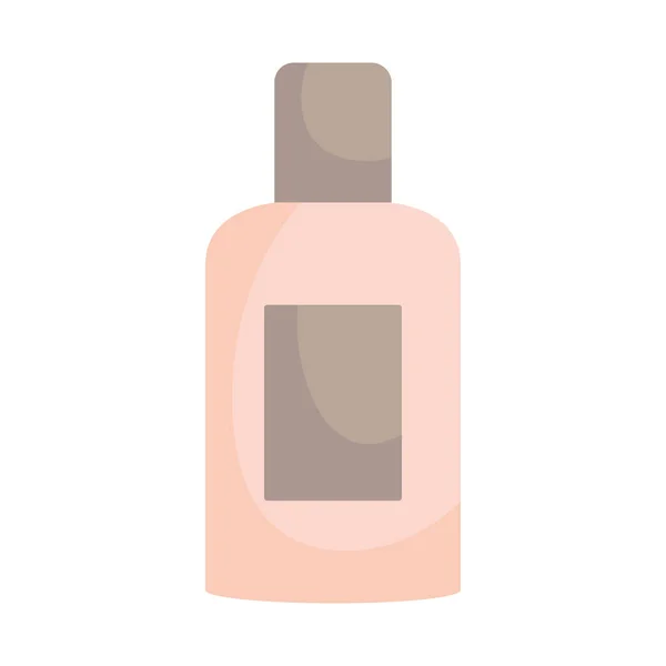 Icona Bottiglia Profumo Sfondo Bianco — Vettoriale Stock