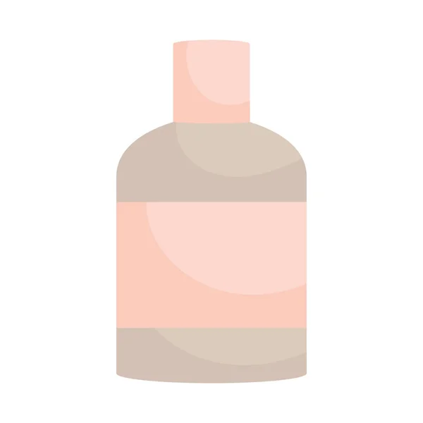 Weibliche Parfümflasche Auf Weißem Hintergrund — Stockvektor