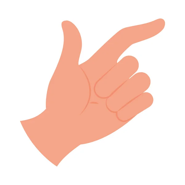 Значок Руки Білому Тлі — стоковий вектор