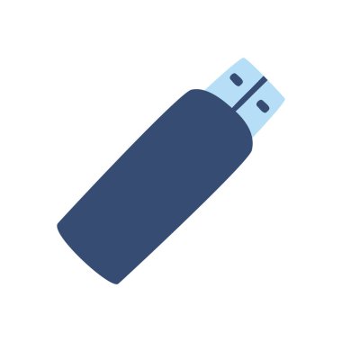 beyaz üzerine düz bellek çubuğu