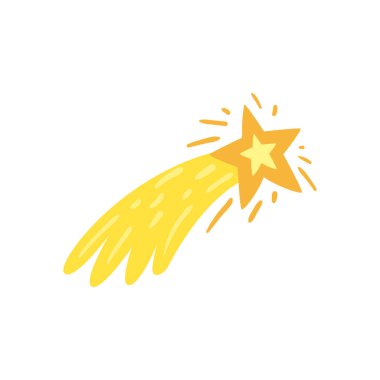 düz yıldız beyaz üzerine düz yıldız