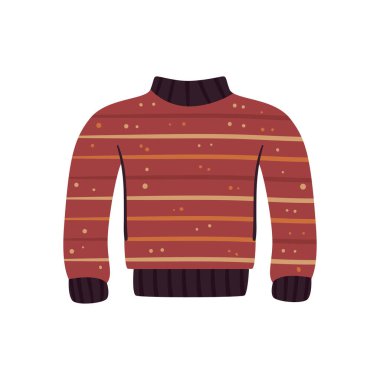 bembeyaz üzerine düz sonbahar kazağı