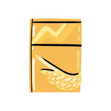 Kanatlı altın bir çakmak