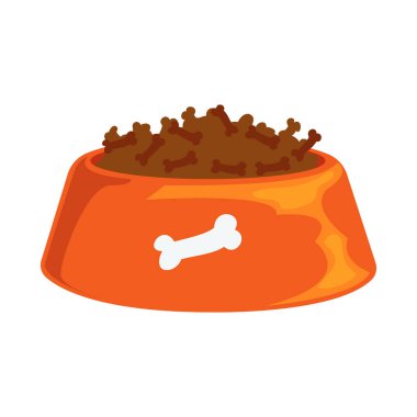 Beyaz yerine köpek maması tasarımı