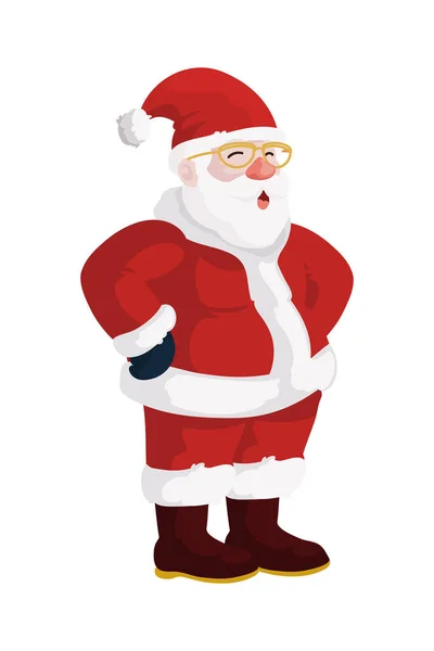 Santa Claus Design White — Stock Vector