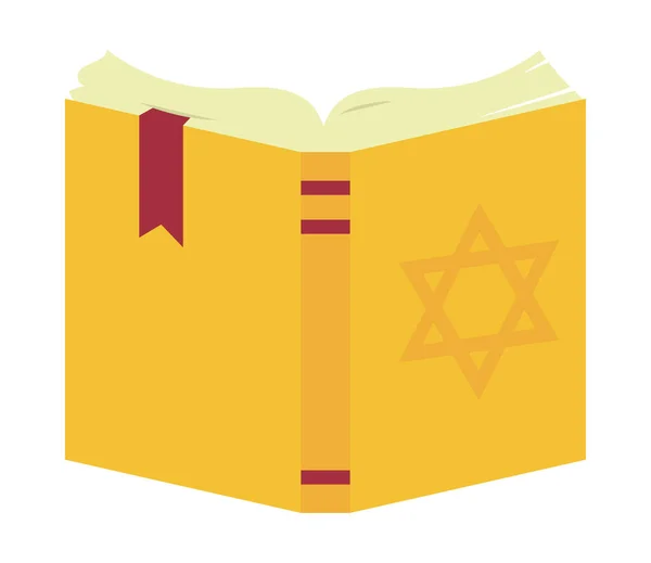 Torah Icon White Background — Stok Vektör