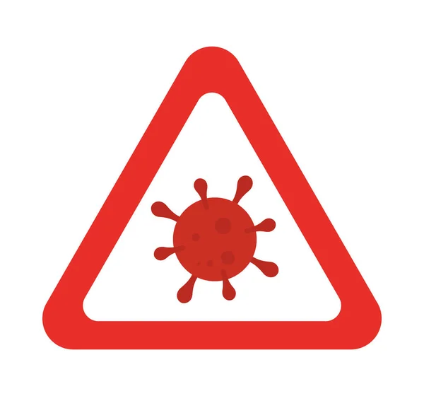 Значок Вірусу Білому Тлі — стоковий вектор