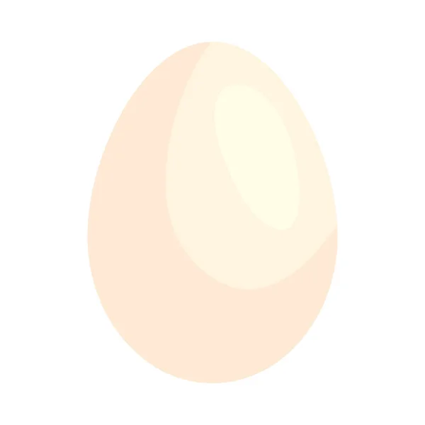 白い背景の上の卵アイコン — ストックベクタ