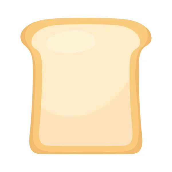 Beyaz Arkaplanda Ekmek Somunu Simgesi — Stok Vektör