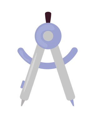 Beyaz arkaplanda pusula simgesi çiziyor