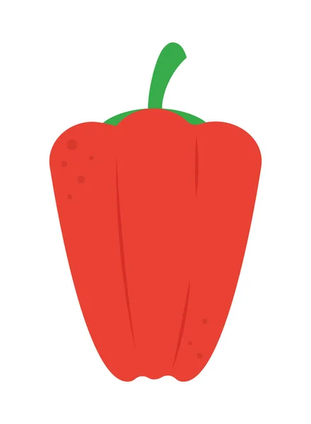 Paprika Symbol Auf Weißem Hintergrund — Stockvektor