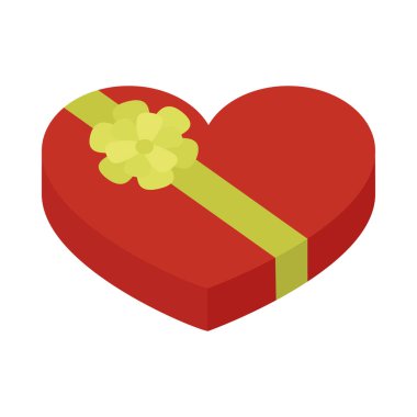 kalp şeklinde hediye kutusu