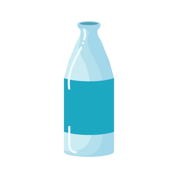 Botol Air Berwarna Putih - Stok Vektor