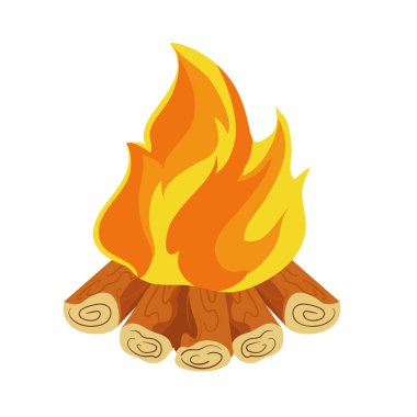 Beyaz yerine renkli şenlik ateşi tasarımı