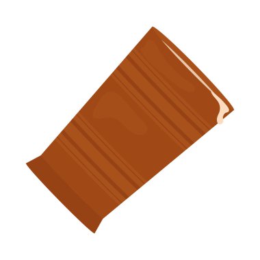 Beyaz arkaplanda Lassi içecek simgesi