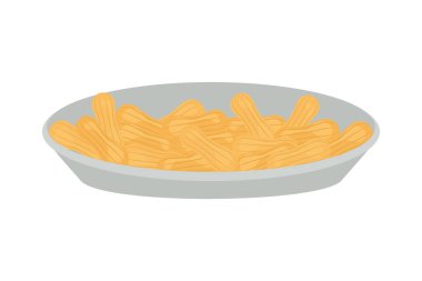 Beyaz arkaplanda fıstık kasesi simgesi