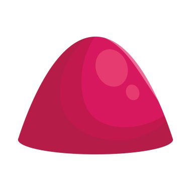 jöle şekeri ikonu izole tasarımı