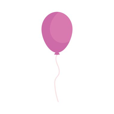 parti balonu simgesi izole edilmiş biçimi
