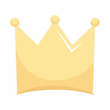 Altın Taç simgesi izole edilmiş