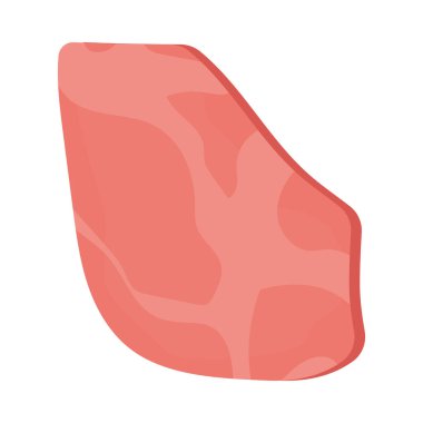 Beyaz arka planda Kore bifteği