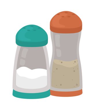 Tuzluk beyaz zemin üzerine