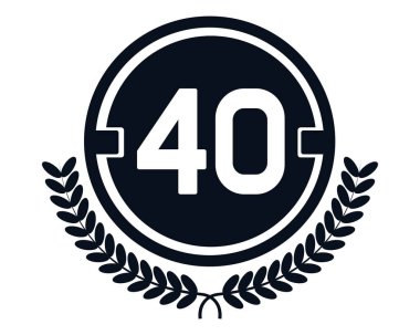 40 numaralı rozet tasarımı.