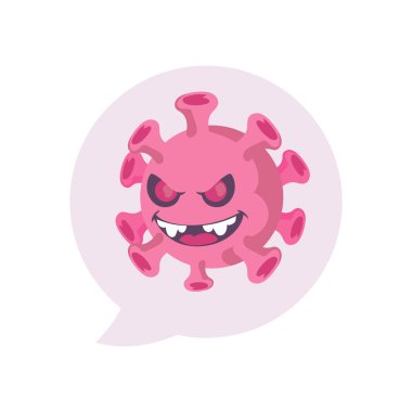 Beyaz yerine pembe covid virüsü