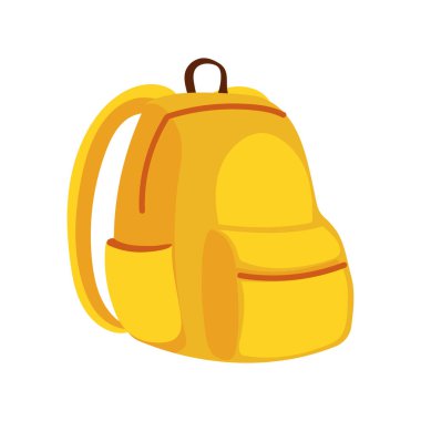 Beyaz yerine sarı sırt çantası tasarımı