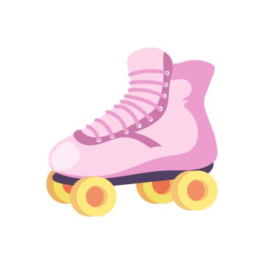 Pembe patenler beyaz üzerine