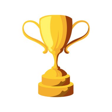 Beyaz yerine altın ödül illüstrasyonu
