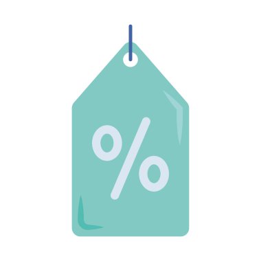 Beyaz arkaplanda fiyat etiketi simgesi