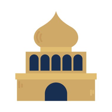 cami binası simgesi izole tasarımı