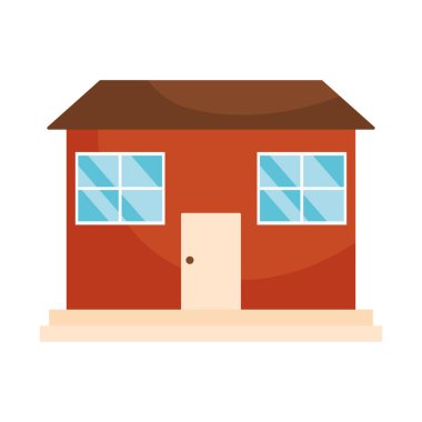 Geleneksel ev simgesi izole tasarımı