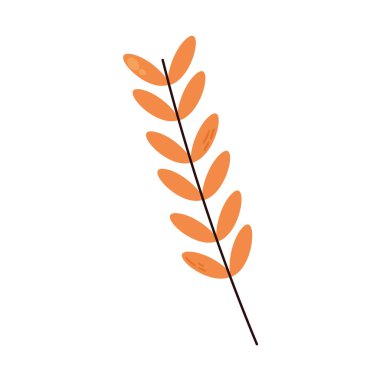 arkaplanda turuncu yapraklar simgesi