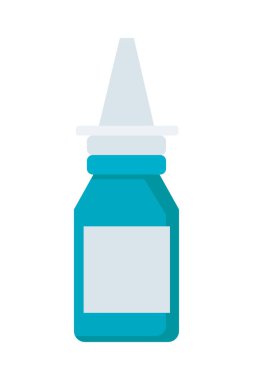 Beyaz arkaplanda göz damlası simgesi