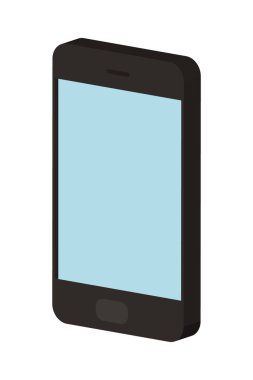 cep telefonu ikonu izometrik tasarımı